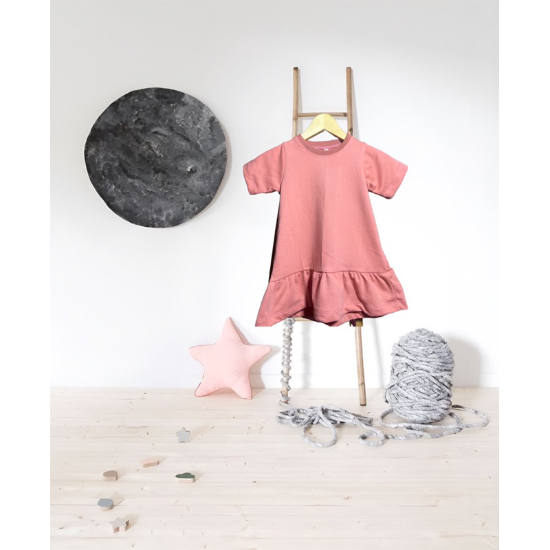 Baju anak perempuan POLOS dress anak perempuan basic