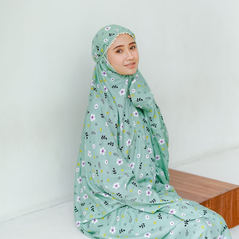 MUKENA DEWASA TUNIK 2 IN 1 RAYON ATAS BAWAH BERLENGAN