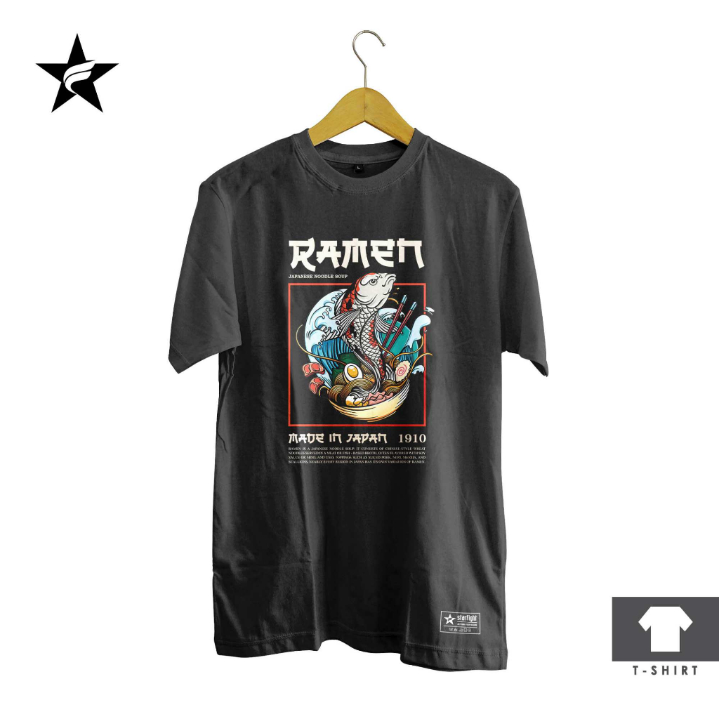 Kaos Baju Tshirt Koi Ramen - Starfight Indonesia