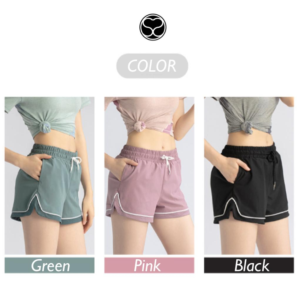 RB SecondShape - Olivia Mesh Running Shorts Celana Pendek Olahraga Wanita Running Fitnes Tennis