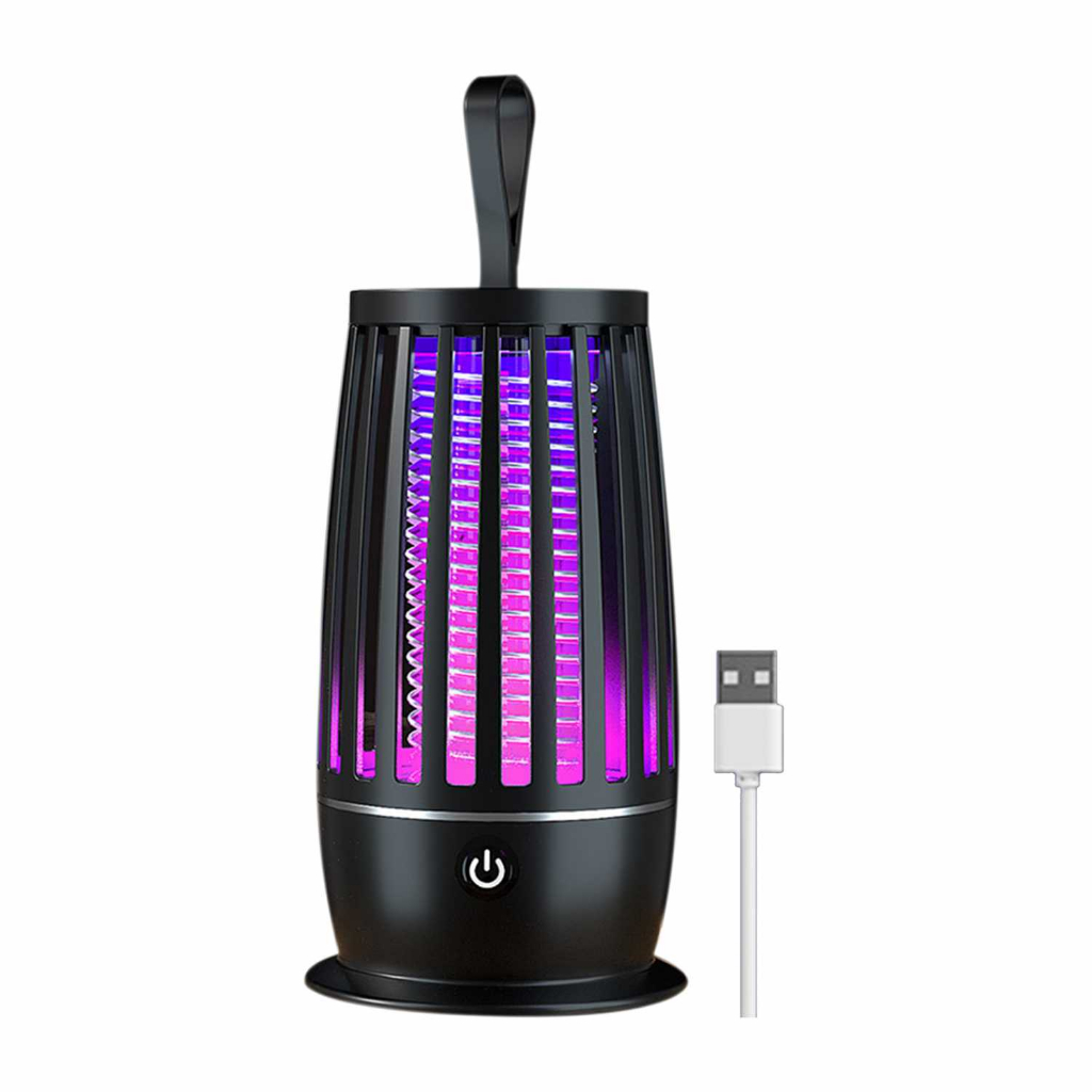 Lampu LED UV Anti Nyamuk USB Mosquito Killer Lamp 1200mAh Lampu Pelindung Nyamuk Kapasitas Baterai Besar Portable