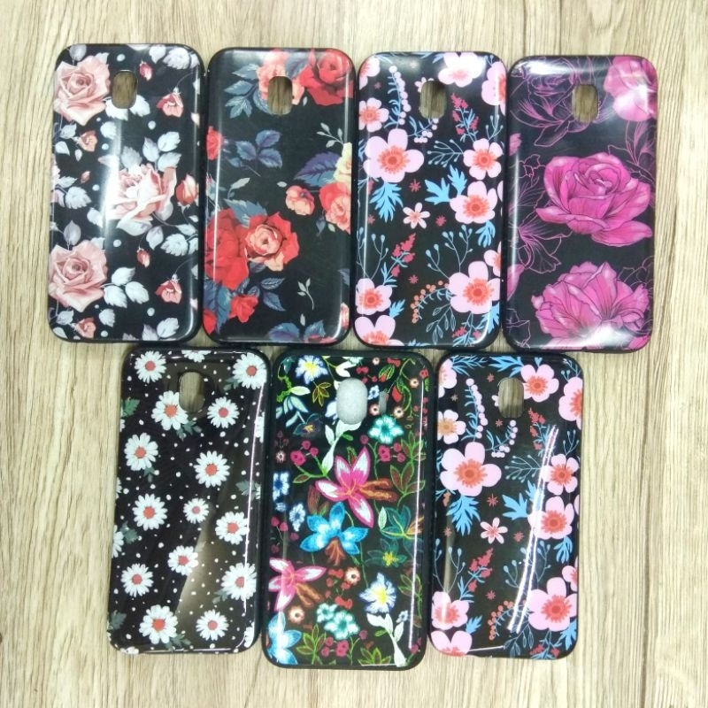 Fashion Case Motif Gambar Bunga² Samsung J3 Pro/ J4/ J5 Pro/ J5 Prime/ J6/ J7 Prime