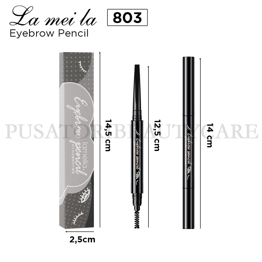 LAMEILA 803 Eyebrow Pencil Waterproof Pinsil Alis anti Air