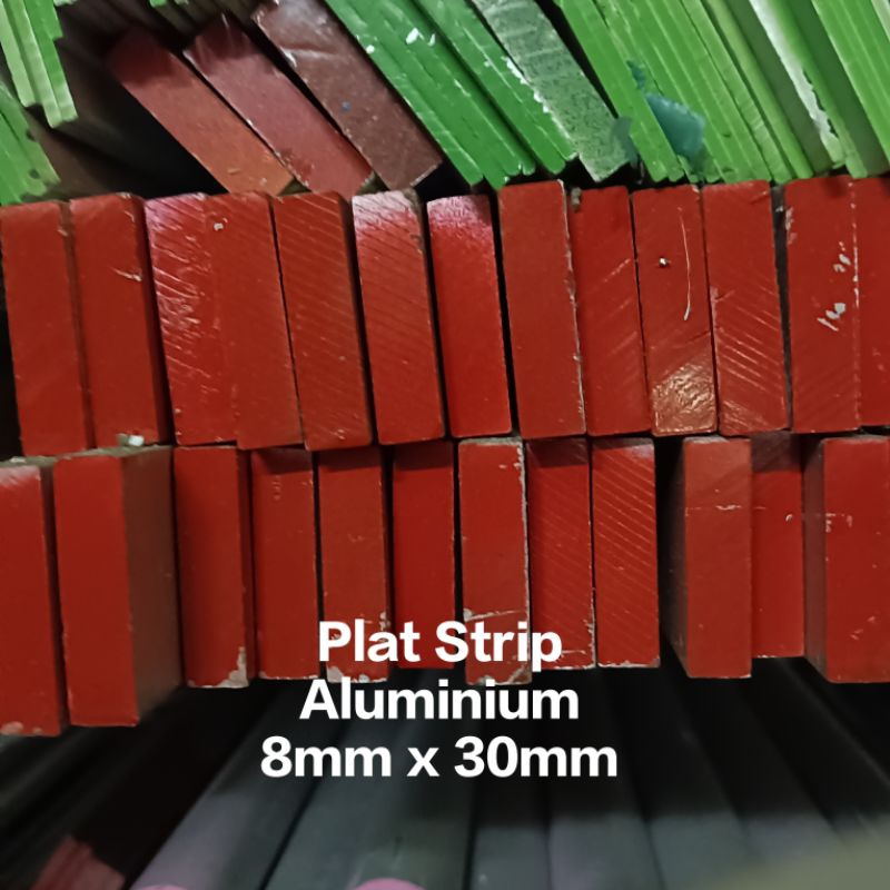 Plat Strip Aluminium 8mm x 30mm x 1000mm