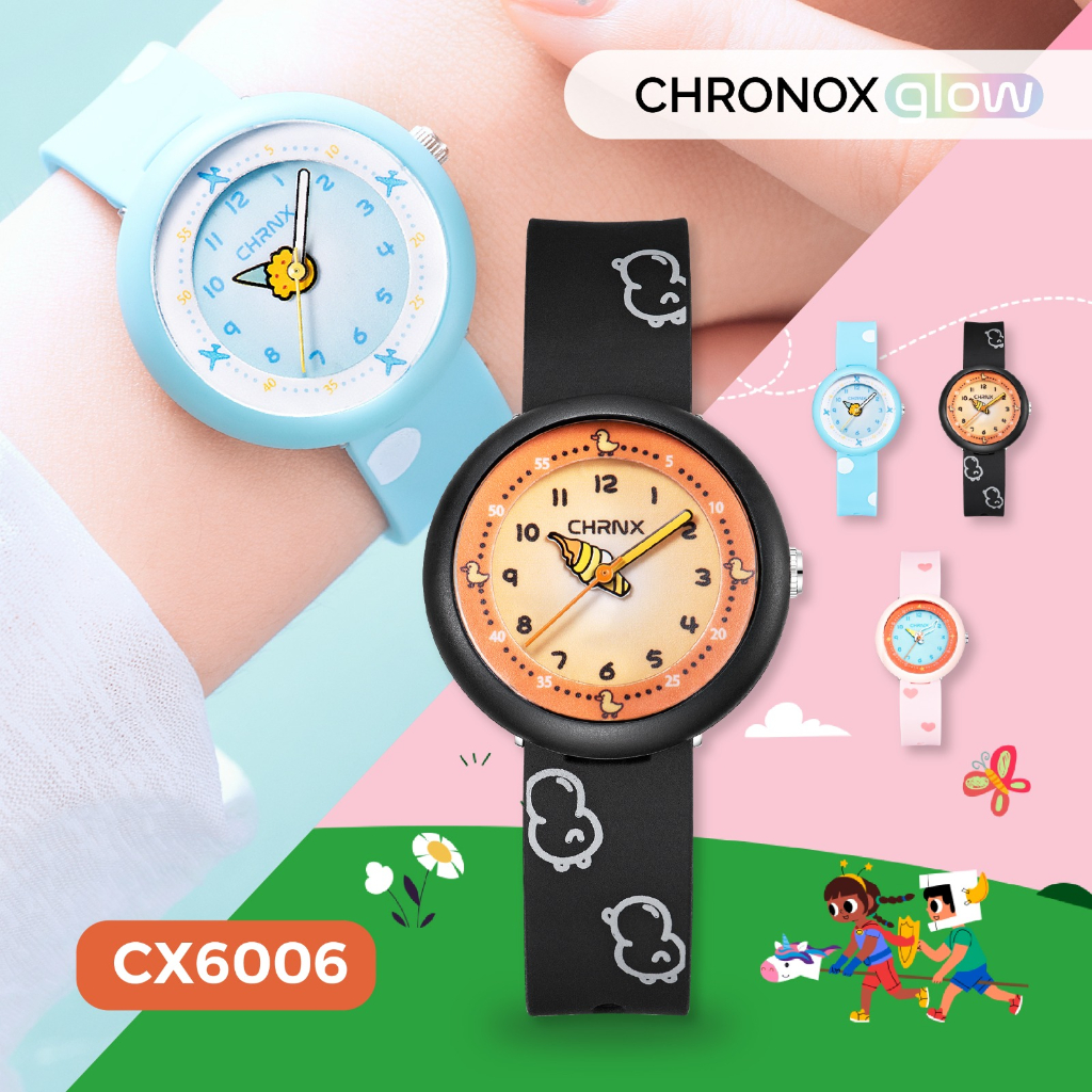 Jam Tangan Anak Analog Anti Air Waterproof Sporty Fashion Chronox CX6006 [ Baca Deskripsi ]