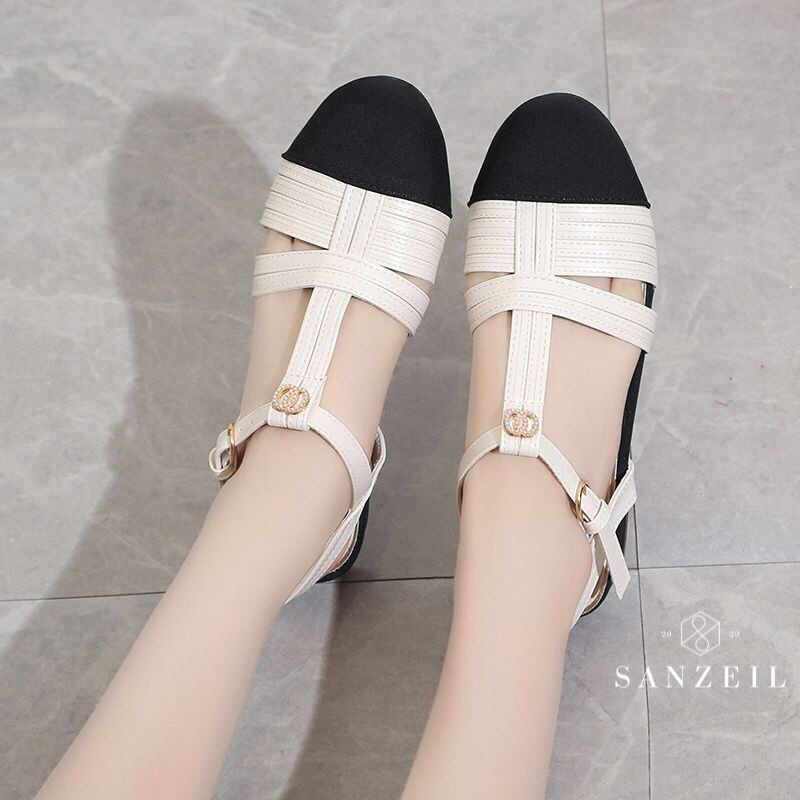 SG0227 syafniegalery Sanzeil Tara Original Brand SANZEIL sepatu tali belakang import