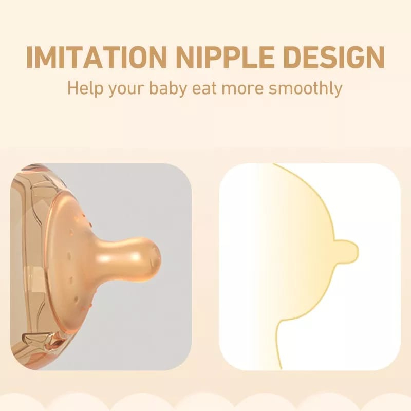 Nipple Dot Bayi Silikon 7cm ( TIDAK PERLU SELANG  ) BPA FREE