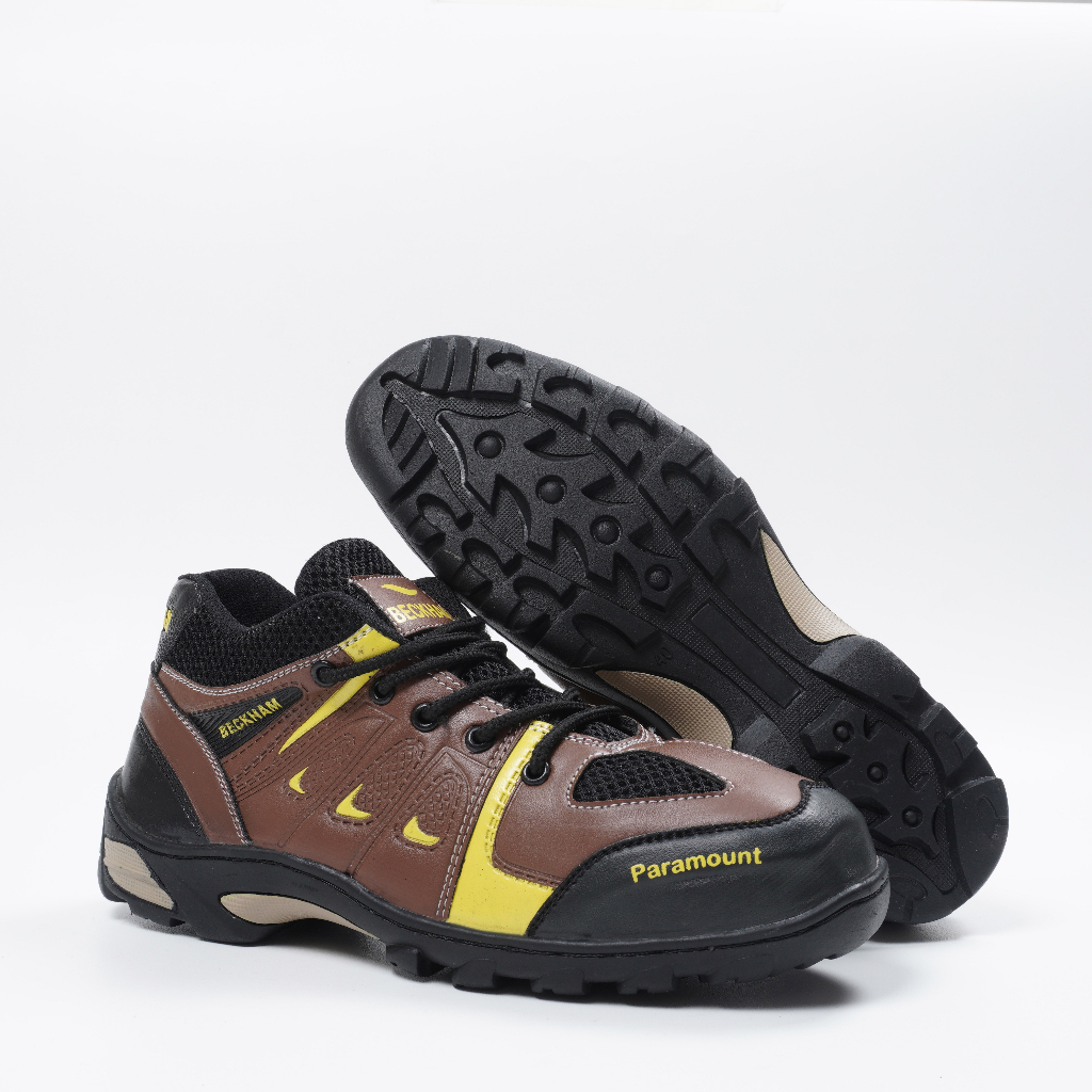 Sepatu Gunung Beckham Paramount low Hiking Touring Sepatu Safety Boots Pria