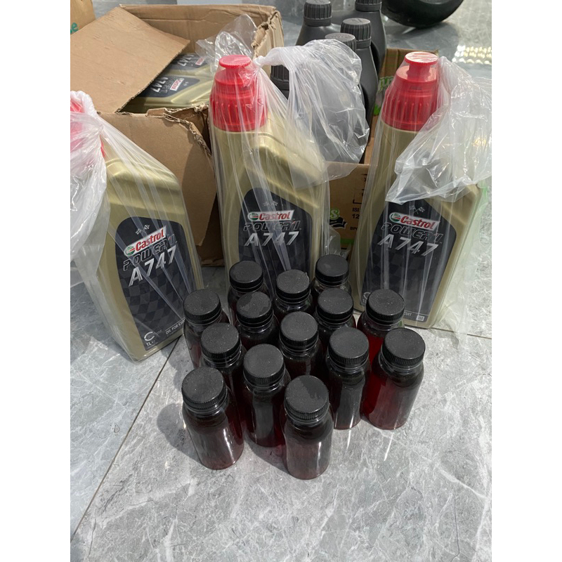 oli samping castrol a747 ecer kemasan 100ml