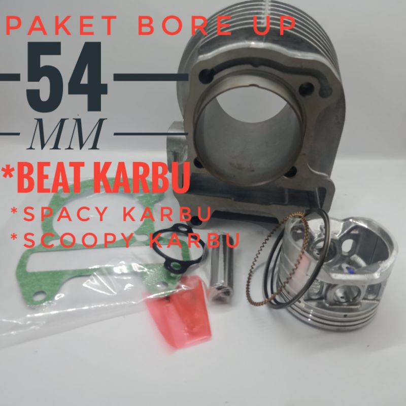 BLOK SEHER BORING SILINDER BLOK SEHER CYLINDER BLOK SEHER BEAT 54mm SCOOPY 54mm