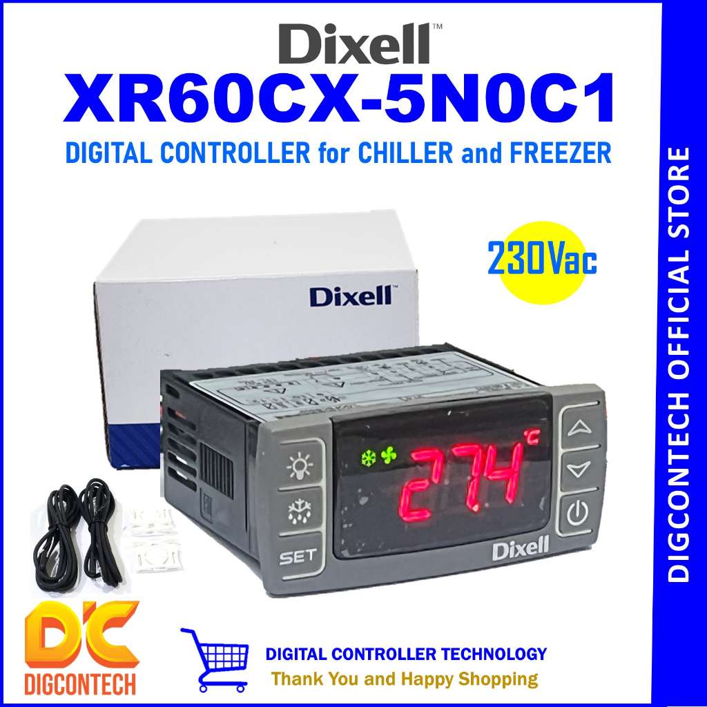 DIXELL XR60CX  Digital Thermostat Controller XR60CX-5N0C1