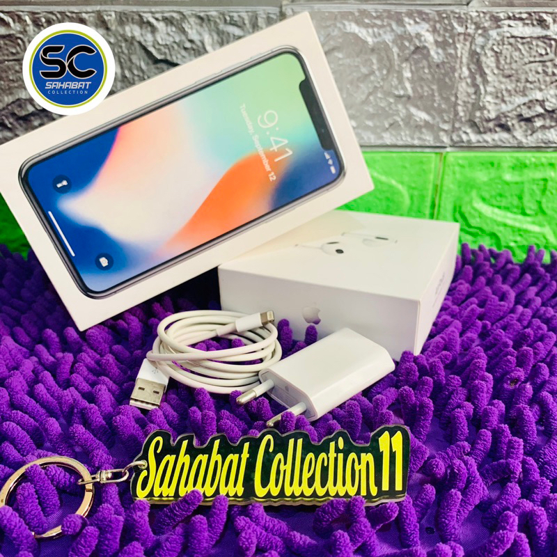 Charger iPhone Kaki 3 | Kaki 2 Original Bawaan