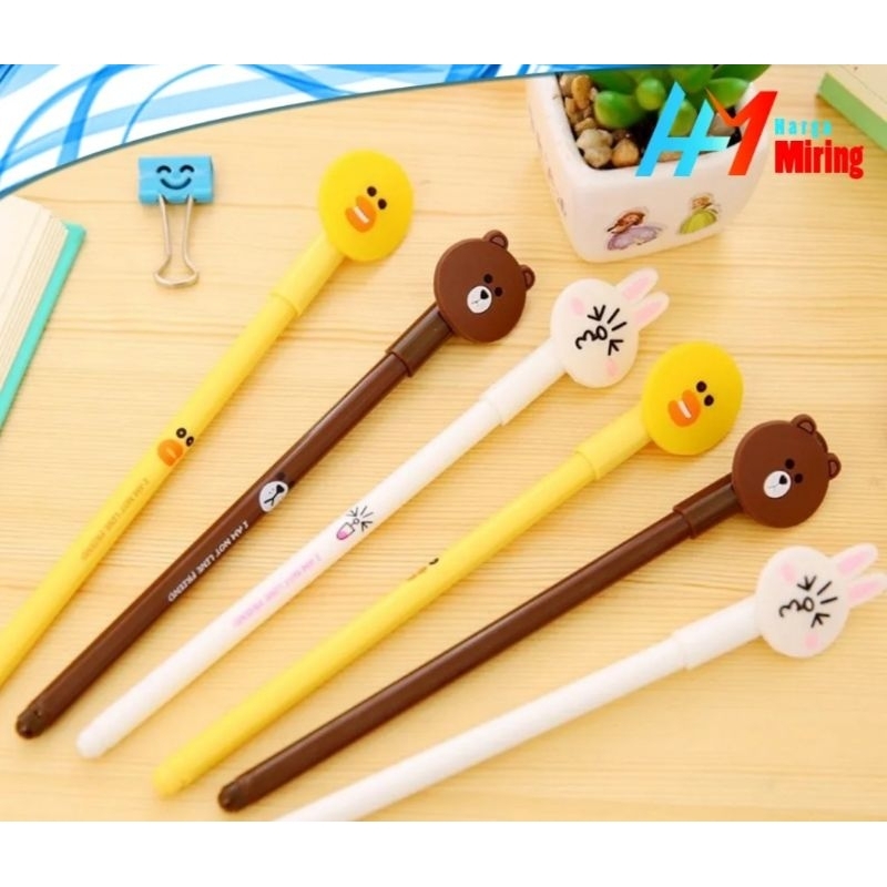 

Pulpen Gel 0.5MM karakter kartun line