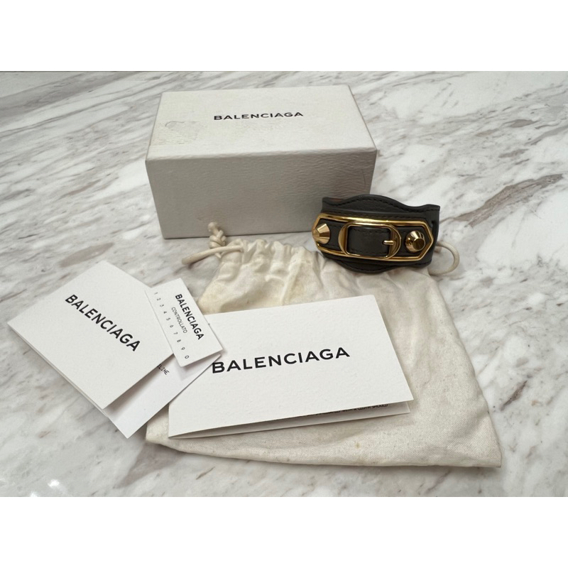 balenciaga bracelet edge ghw