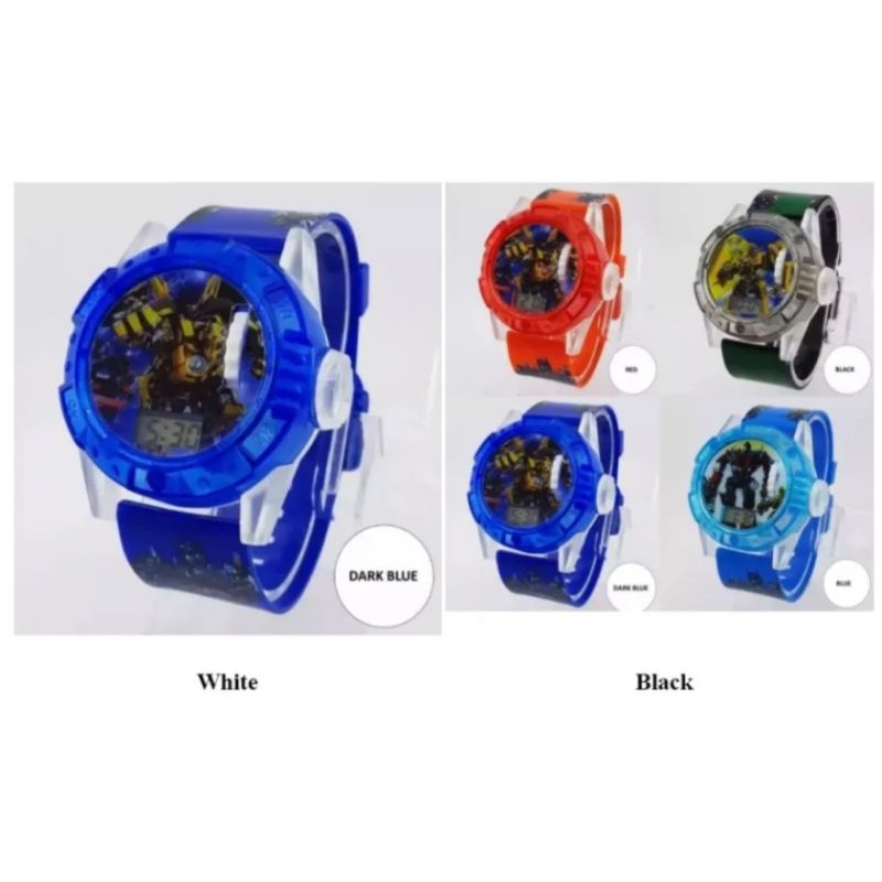JAM TANGAN ANAK LAKI LAKI PROYEKTOR IN 1 // JAM ANAK LASER DAN MELODI