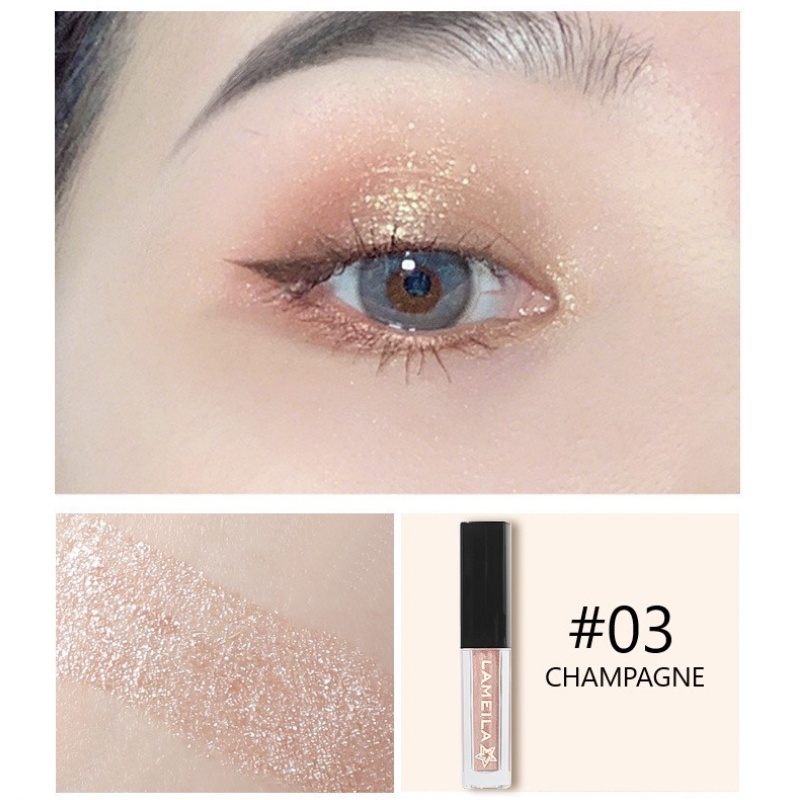 CSP171 – Lameila Liquid Eyeshadow Glitter Cair Waterproof Makeup