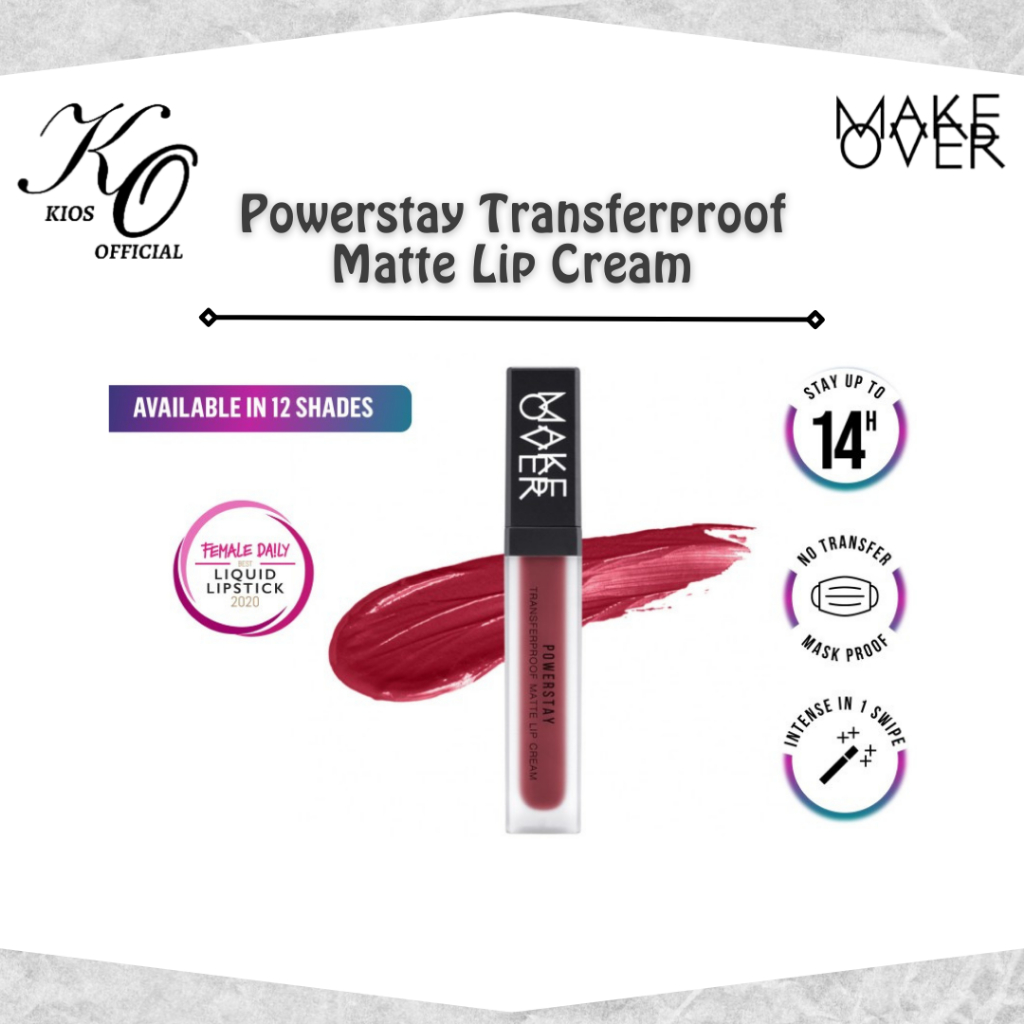 Make Over Powerstay Transferproof Matte Lip Cream 7g