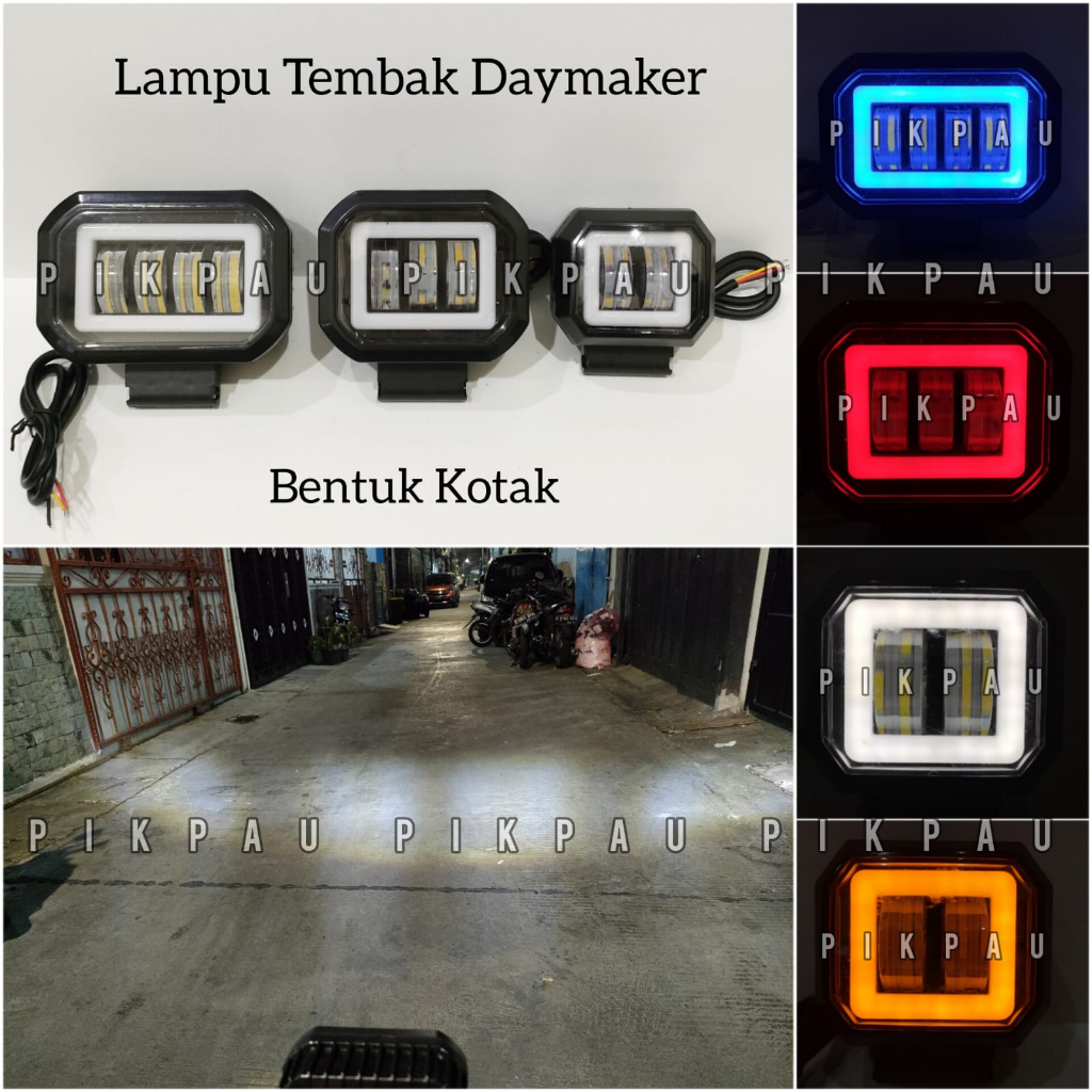 Lampu Tembak Daymaker Mini Modish Bentuk Kotak