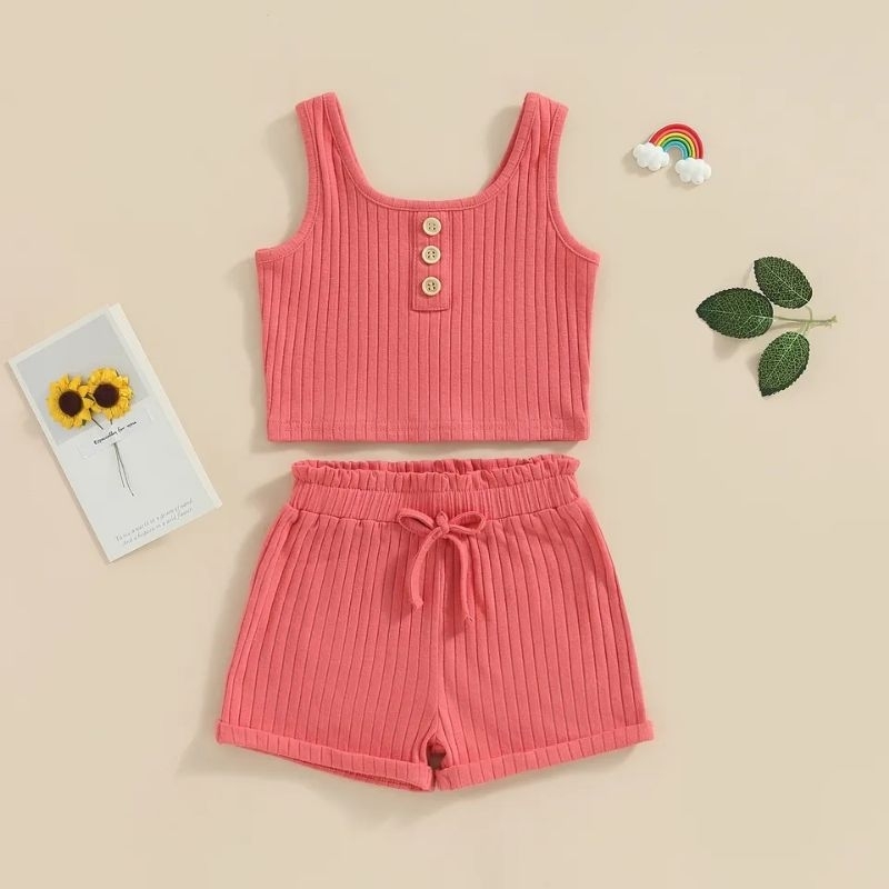 SET ANAK PEREMPUAN BONITA / ONESET BONITA PEREMPUAN 1-5 TAON