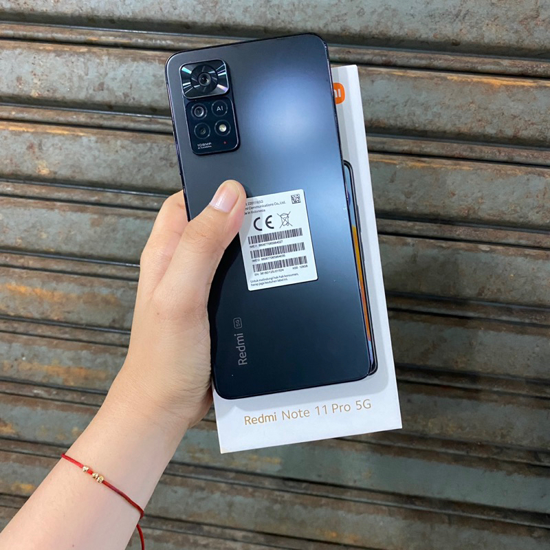 Redmi Note 11 Pro 5g 8/128gb second bekas pakai normal fullset original resmi