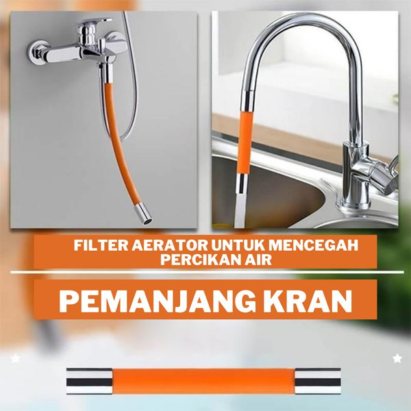 Sambungan Selang Kran Air Fleksibel #60 Derajat Elastis Keran Lentur