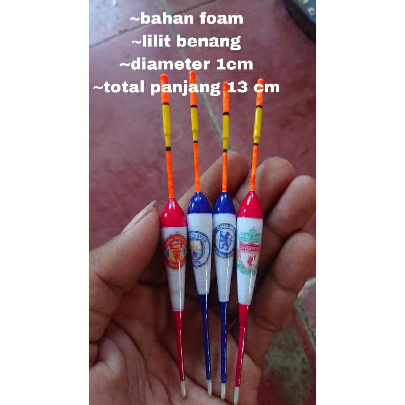 PELAMPUNG PANCING/KUMBUL/KAMBANGAN LILIT BENANG ANTI BADAI 13 CM SENSITIF