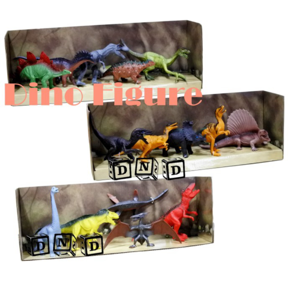 

Unik Mainan Edukasi Anak Dinosaur Action Figure Toy Addict 5 in 1 Dino Diskon