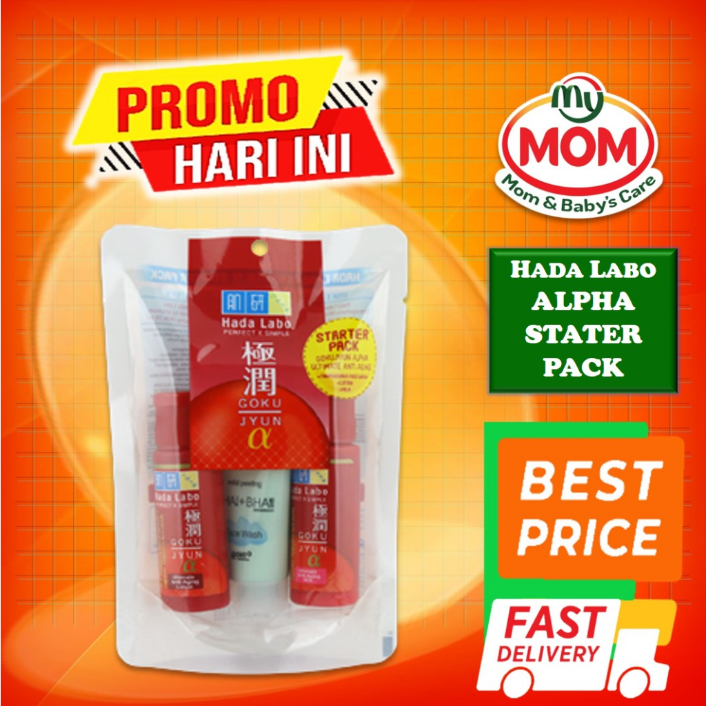 [BPOM] Hada Labo Starter Pack 20 gr / Hada Labo Gokujyun Stater Pack / Hadalabo Shirojyun / Hada Labo Gokujyun Alpha Stater Pack / MY MOM