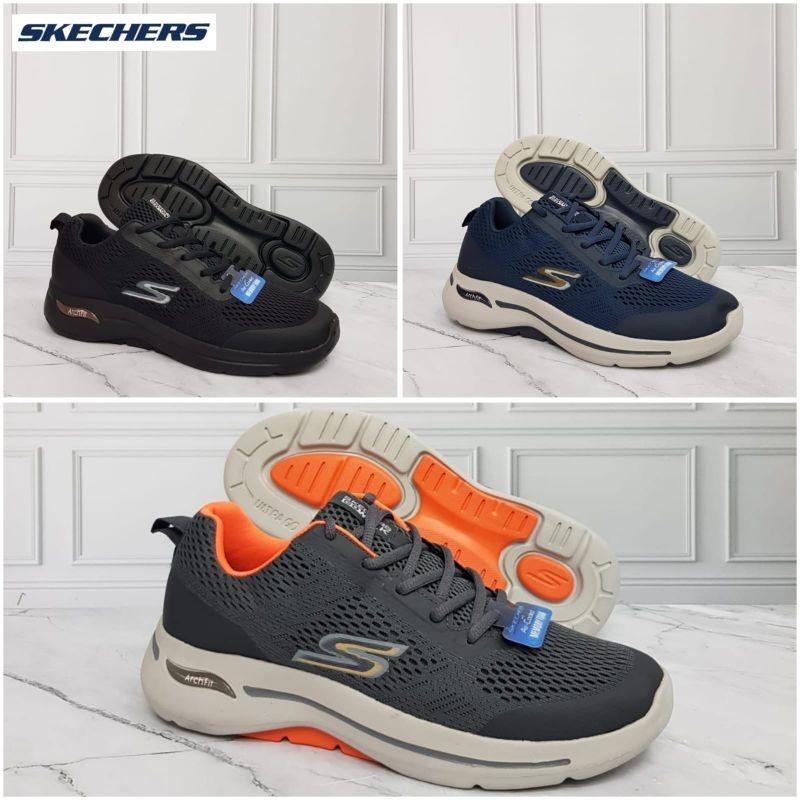 Skechers Arch Fit Trainer Man / Sepatu Pria Go Walk Arch fit Trainer