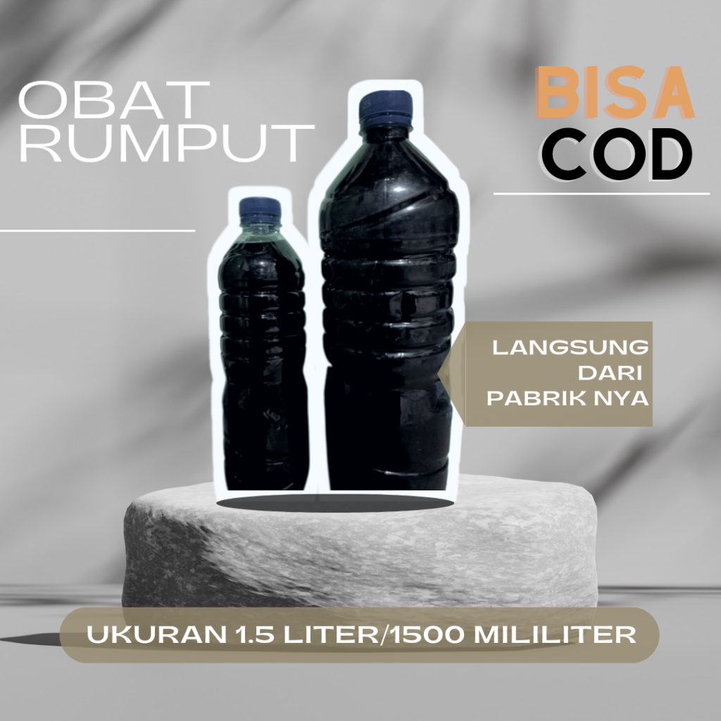 COD 1.5 liter OBAT SEMPROT RUMPUT Pembasmi Rumput Ampuh-Obat Termurah di shopee