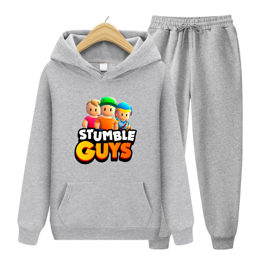 FenishaStore Stumble Guys Sweater Hoodie Anak Usia 4-13 Tahun ( Atasan &amp; SET Hoodie ) Bisa Bayar Ditempat COD