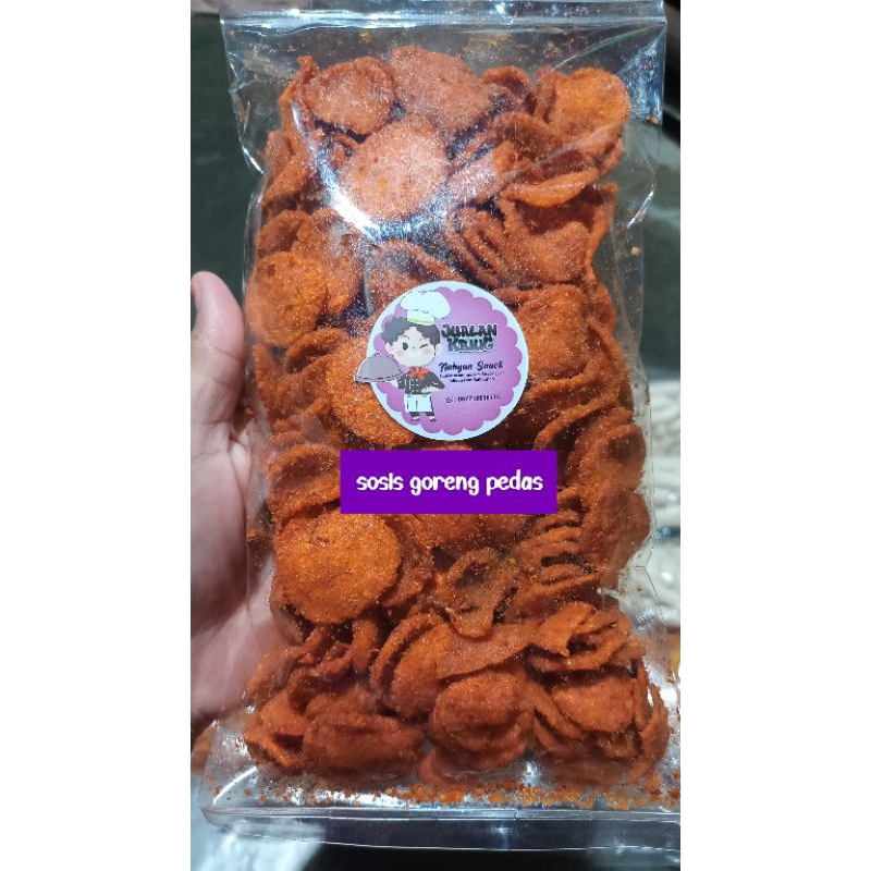 

kripik sosreng ( sosis goreng ) 1 kg