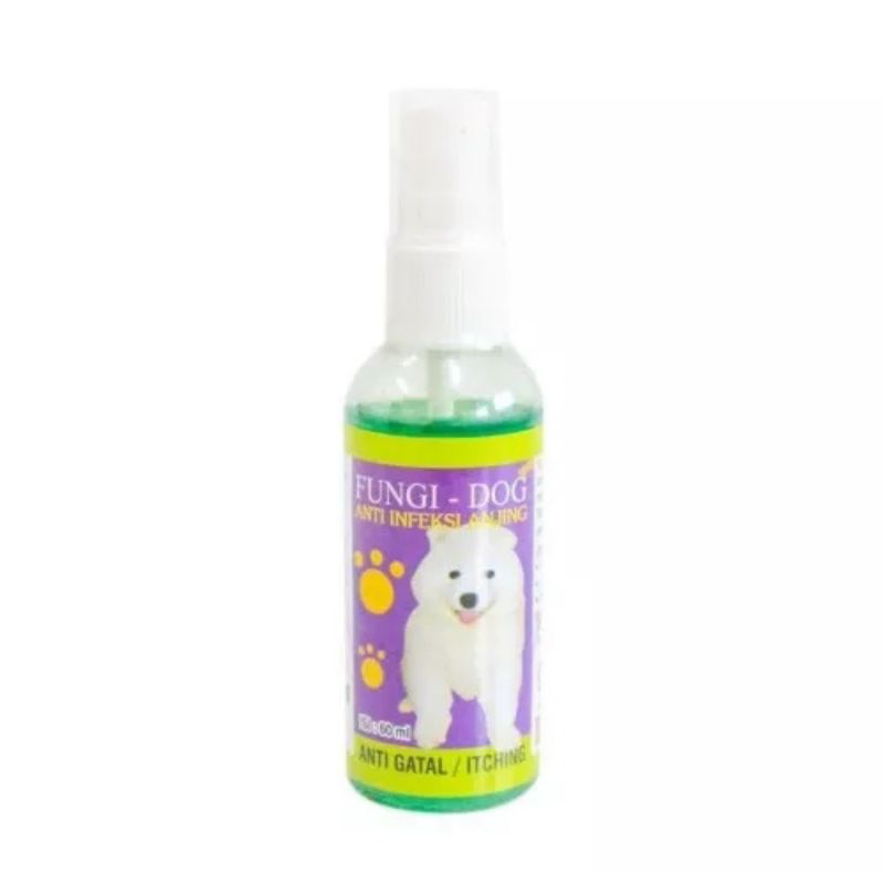 FUNGI DOG SPRAY 60ML OBAT ANTI INFEKSI JAMUR GATAL PADA ANJING