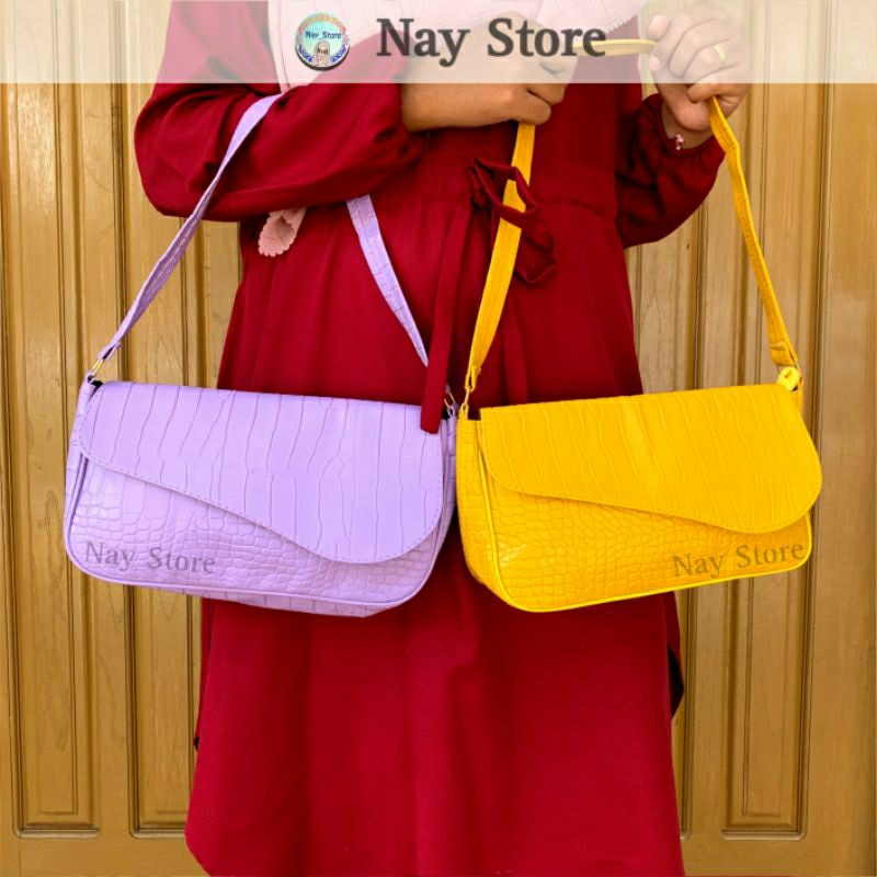 TAS TOTE CROCO | TAS WANITA | TAS SELEMPANG