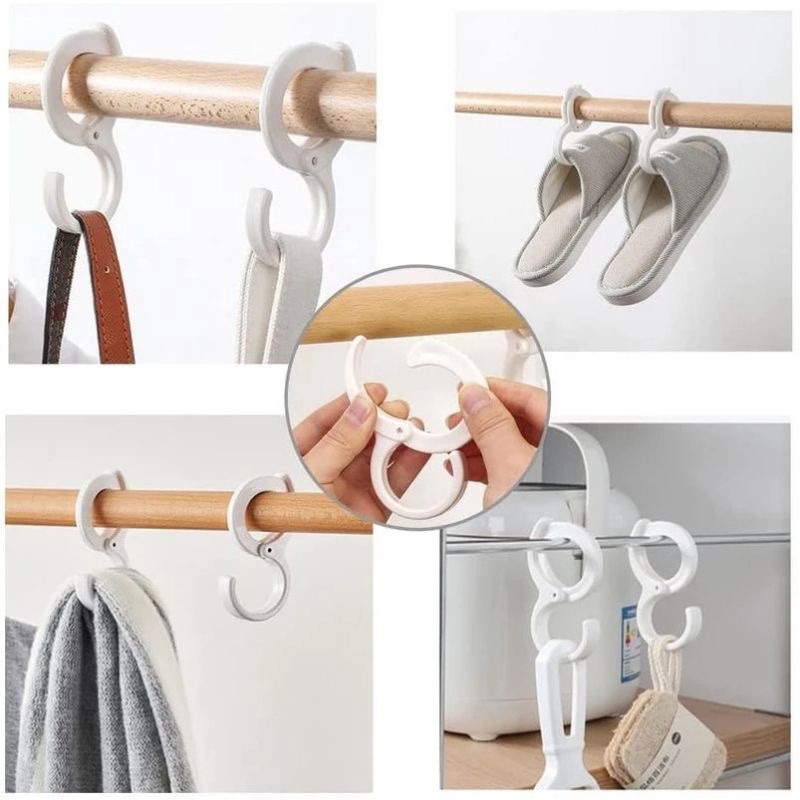 MJ88 Pengait Serbaguna /Portable Hook /Hanger Multifunction /Gantungan Kunci /Tas /Multifungsi Bentuk S  /Gantungan Serbaguna Kait Pengait Tas Dapur Rak Pengering Jemuran / Gantungan Baju Super Murah