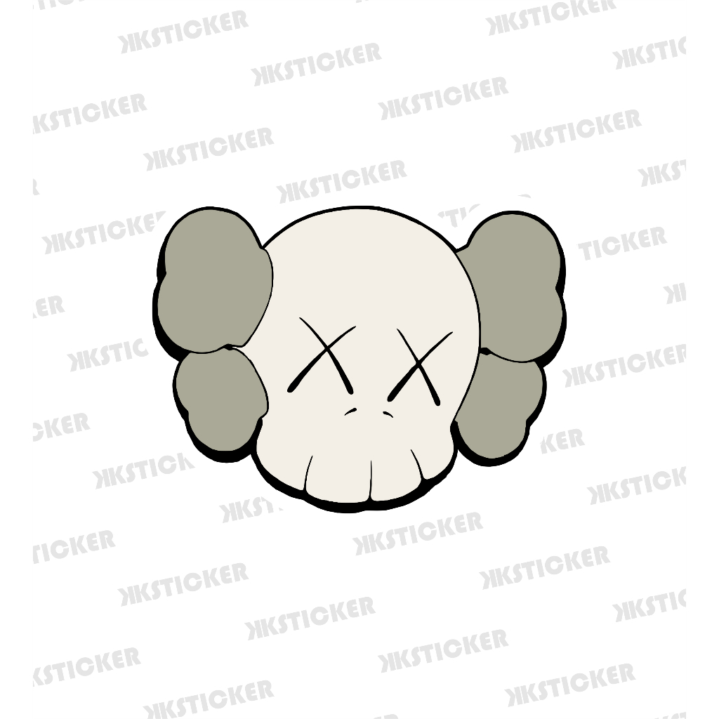 

Sticker Kaws | Stiker Vinyl Anti air + Laminasi