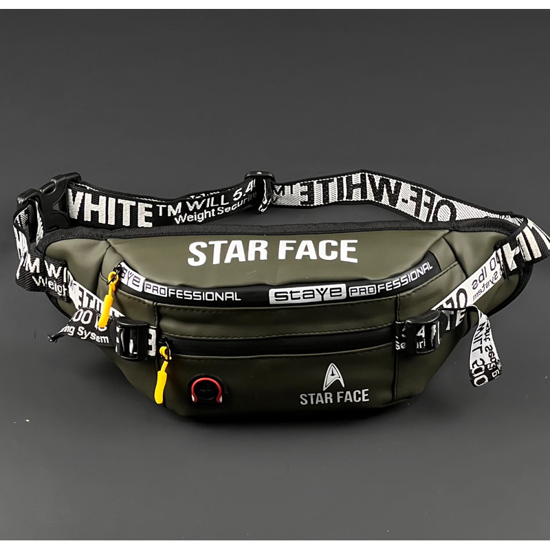 STARFACE - Waistbag Waterproof Best Quality Tas Pinggang Selempang Bahu Pria Wanita