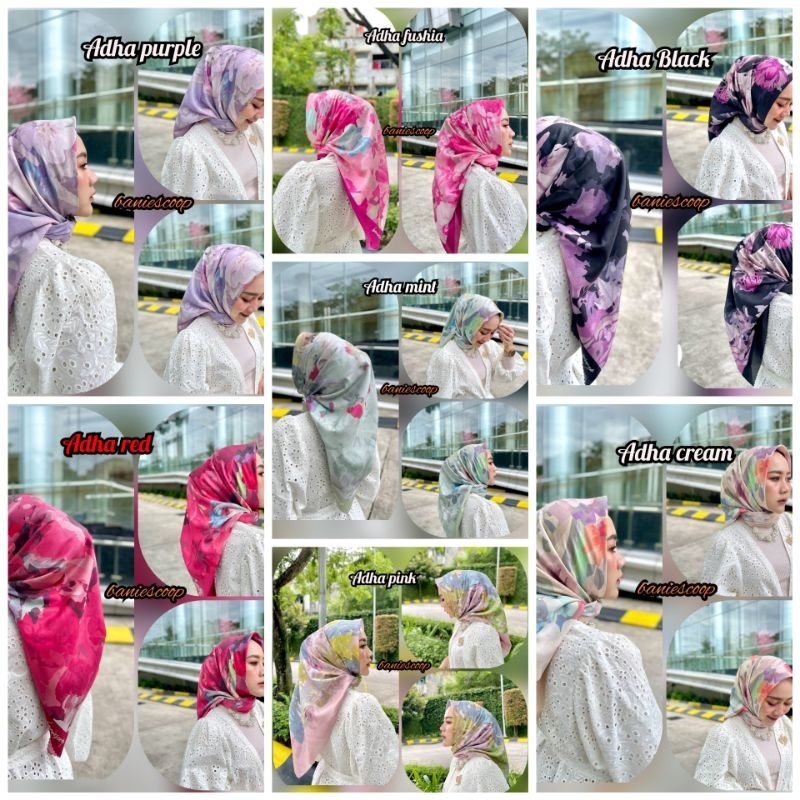 Hijab baniescoop adha neyra leaf azelia fly