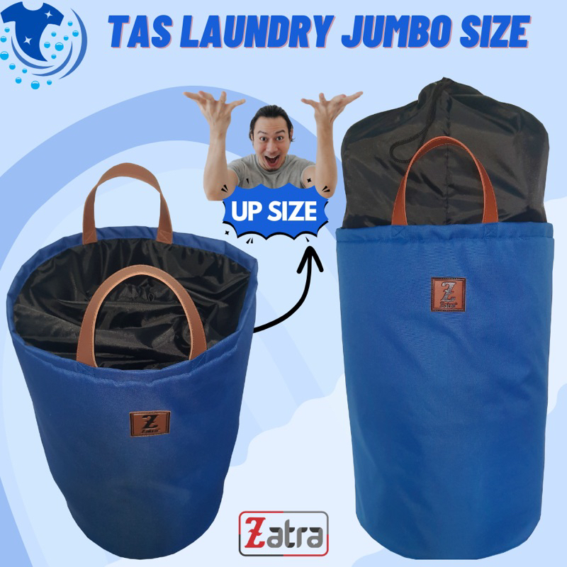 TAS LAUNDRY JUMBO RANSEL BAHAN TEBAL DAN KUAT