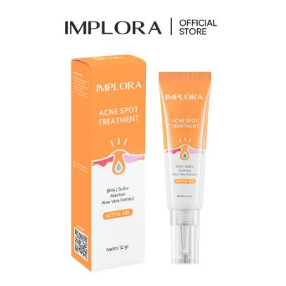 ^ KYRA ^ Implora Acne Dark Spot Treatment Flek Hitam Atau Jerawat Dengan Active Gel