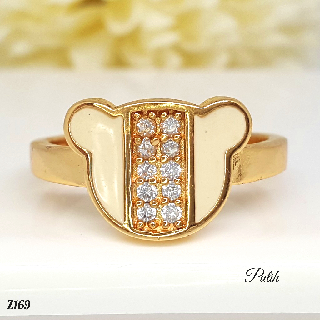 PGX Cincin Xuping Wanita Lapis Emas Aksesoris Perhiasan Fashion Premium - Z169