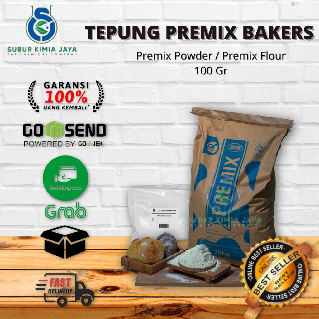 

Tepung Premix Bakers 100 Gr / Premix Powder / Premix Flour