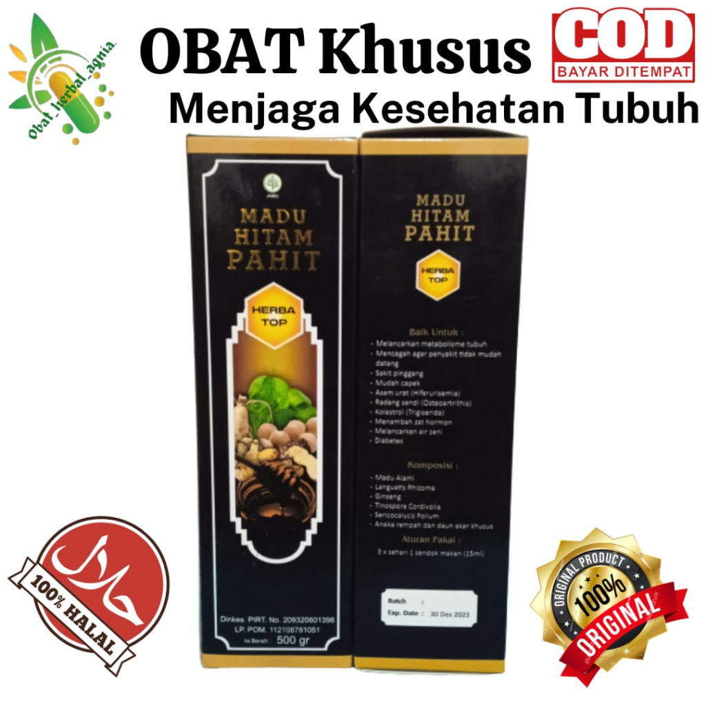 

Madu Hitam Pait Herba Top Baik Tuk Kesehatan TUbuh Agar tak Mudah Diserang Penyakit