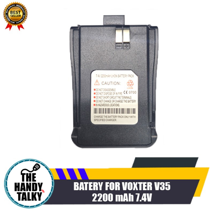 BATERY FOR HT VOXTER V35 V-35 V 35 2200 mAh 7.4V BATERAI HT VOXTER V35