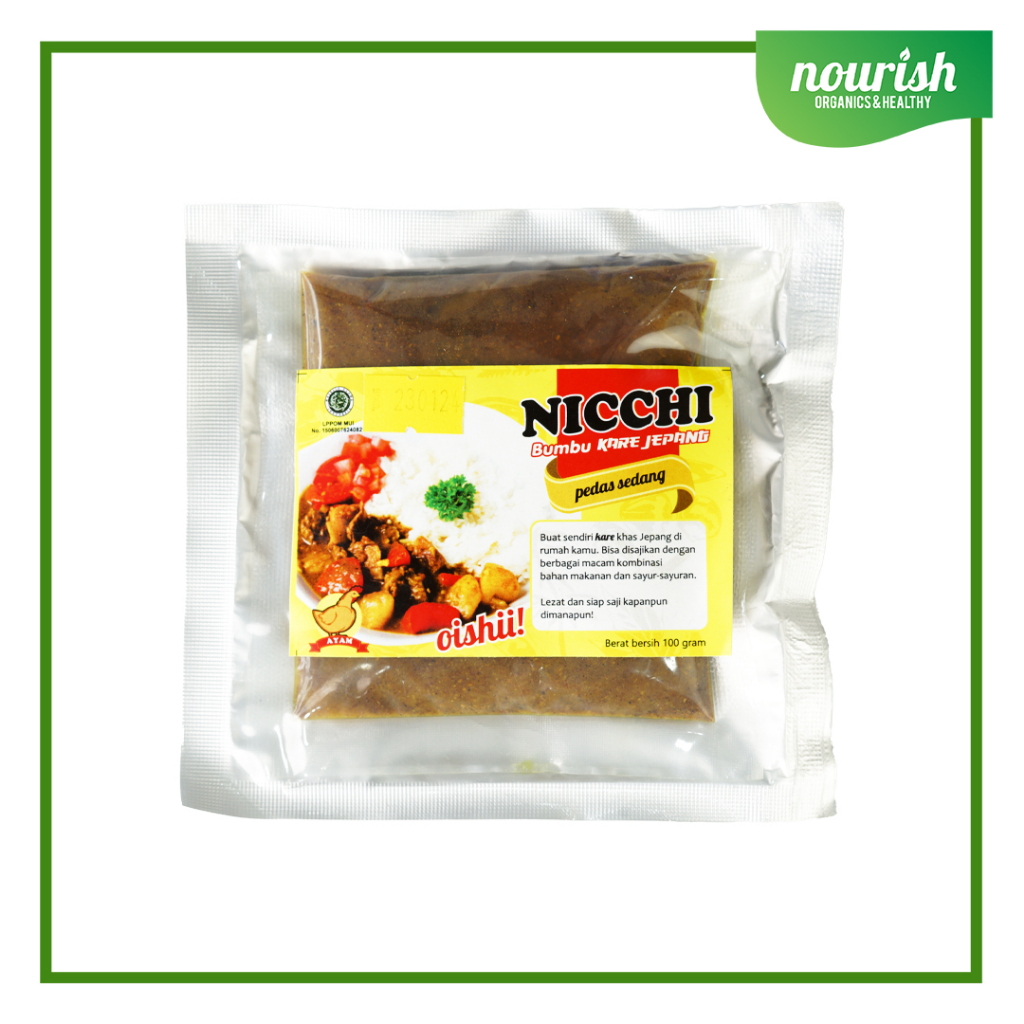 NICCHI Kare Jepang / Kari Jepang / Japanese Curry Paste , HALAL 100g