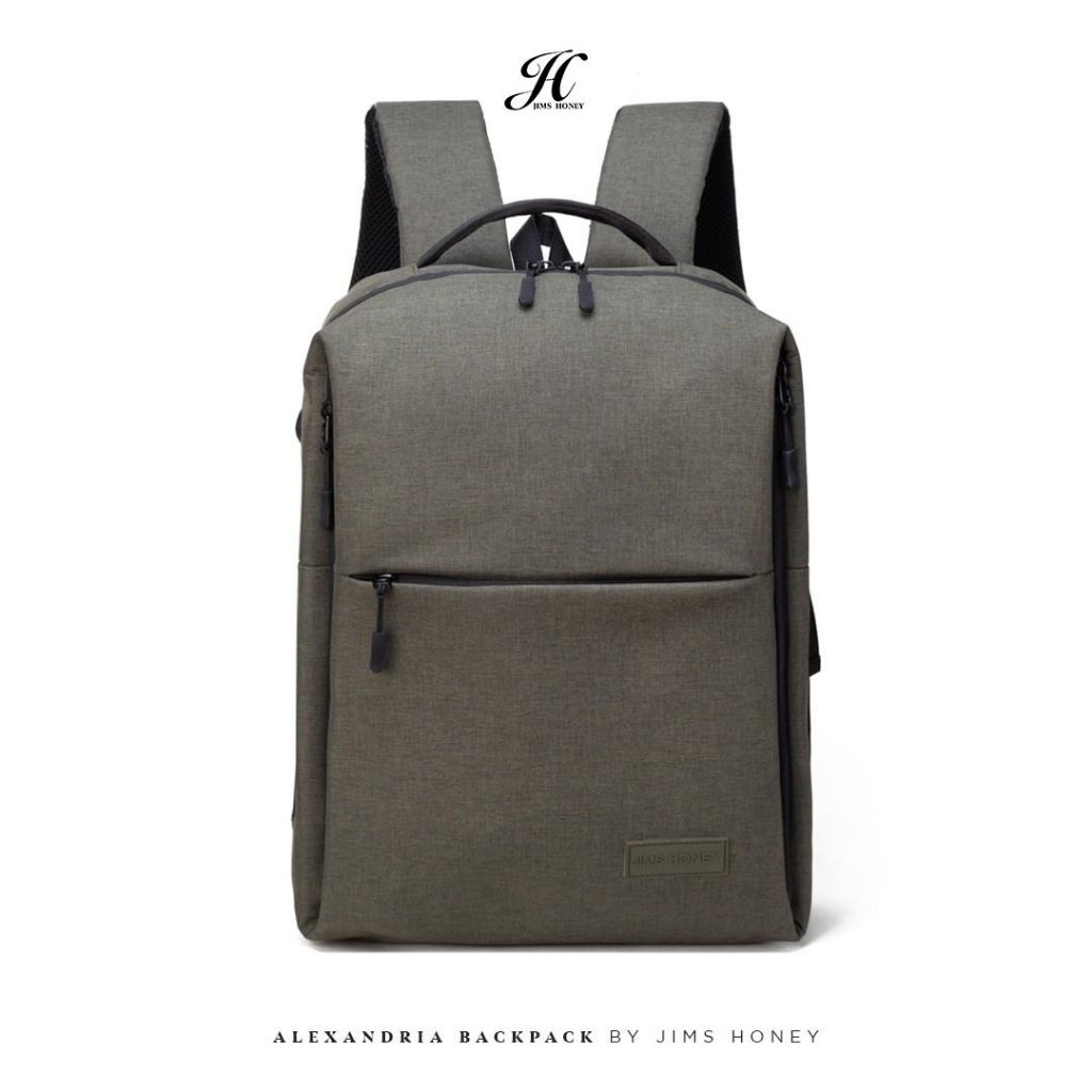 JIMS HONEY ALEXANDRIA BACKPACK Tas Ransel Gendong Punggung Unisex Korea Style Terbaru