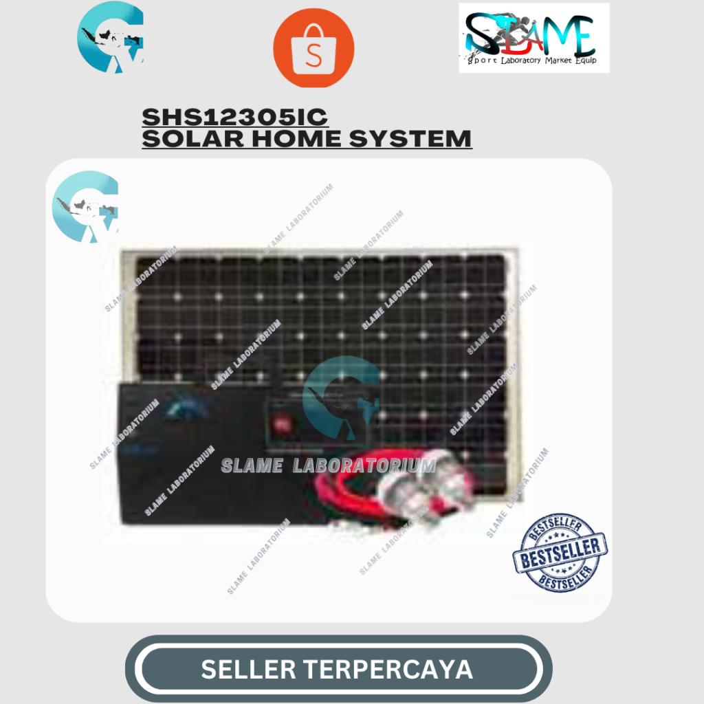 SHS12305IC Solar Home System 250Wh + Battery Ext 500W AC Complete