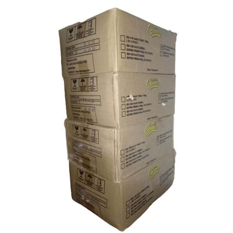 

Euro Gourmet Extra Pedas Per Dus Isi 12Pcs x 1Kg Khusus Cargo Dan Expedisi