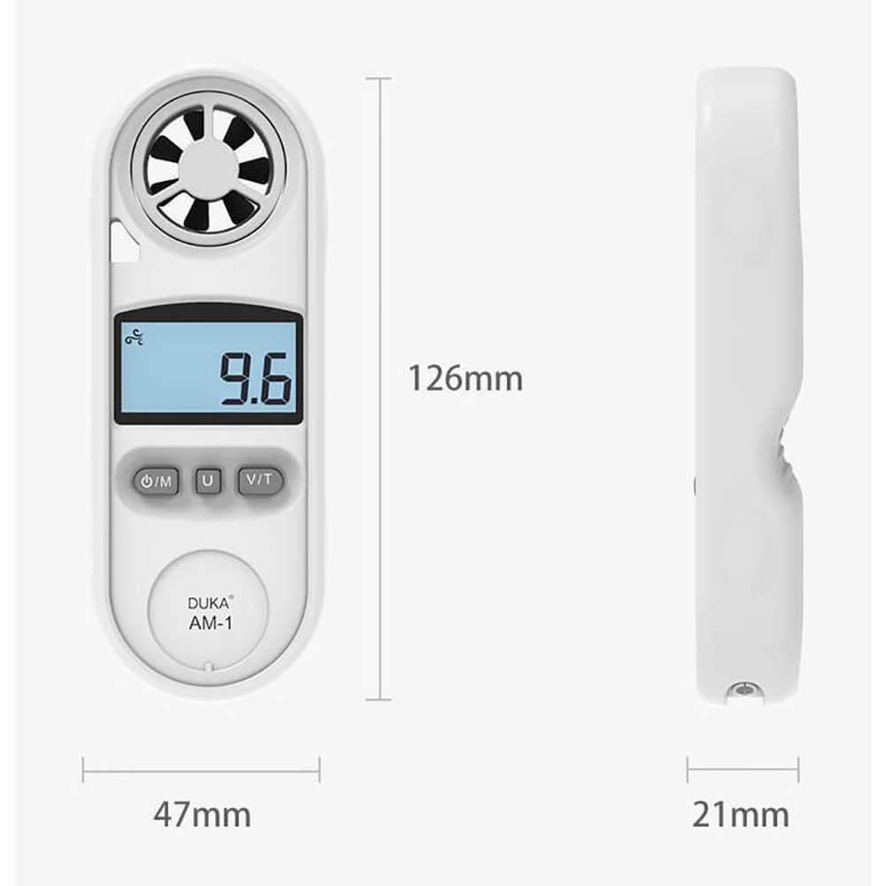 AKN88 - ATUMAN DUKA AM-1 Digital Anemometer - Alat Pengukur Kecepatan Angin