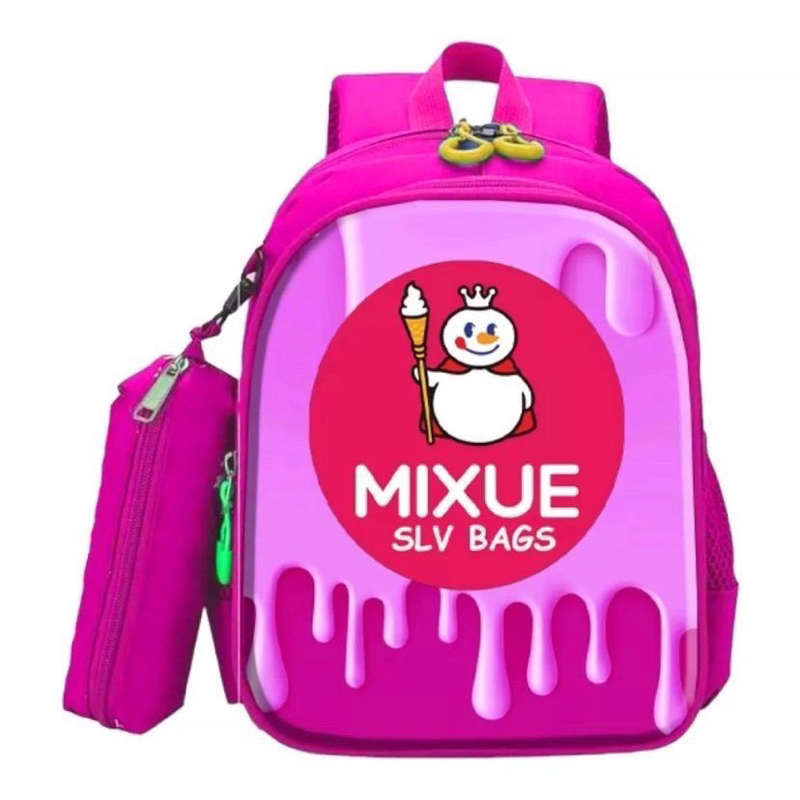 Tas ransel anak tas sekolah anak Mixue tas mixue anak 2in1 tas ransel anak 2in1 mixue bags tas anak perempuan